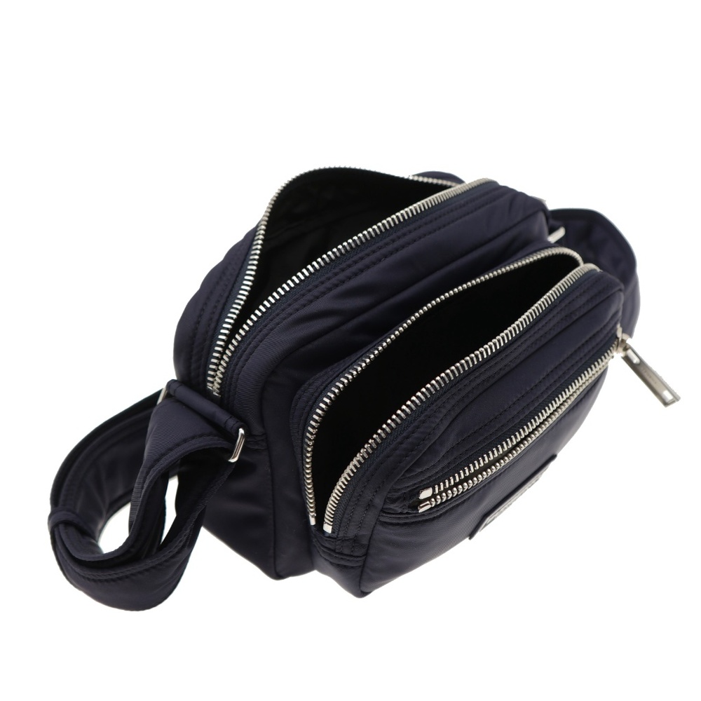 Burberry Warner Camera Crossbody Bag Navy Blue Nylon New - Picture 10 of 12